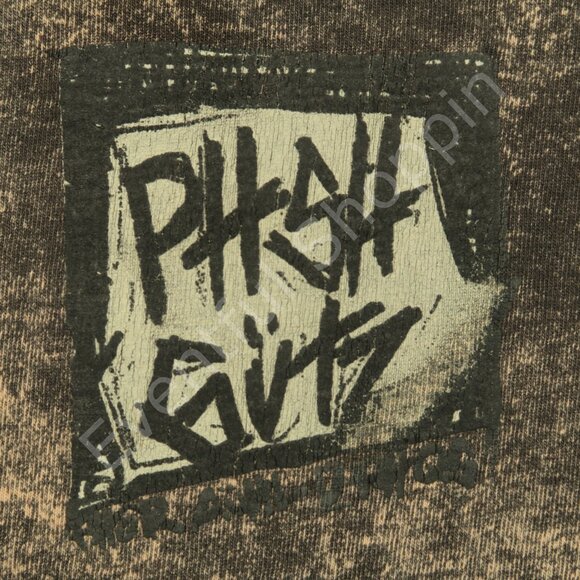 Vintage Phish Shirt Mens M Brown Acid Wash Phish Guts Single Stitch 90s Tee T - Picture 4 of 7